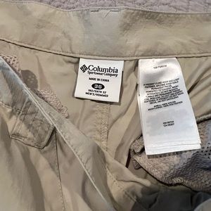 Columbia men's PFG drift pants. Zip off legs/convert to shorts